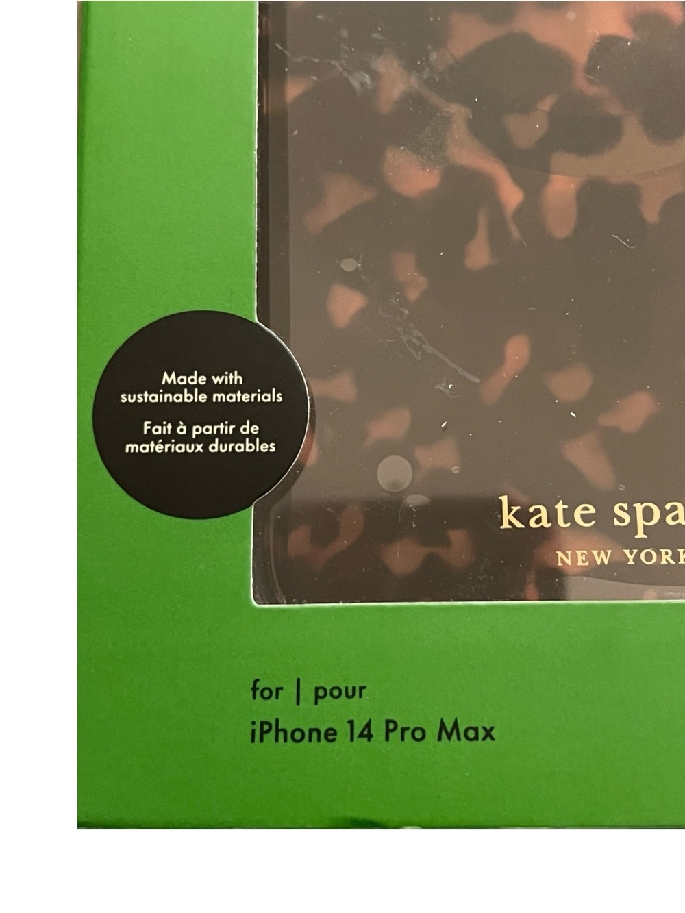 Kate Spade New York iPhone 14 Pro Max Case - Tortoiseshell/Tortoise MagSafe NIB - Picture 2 of 4